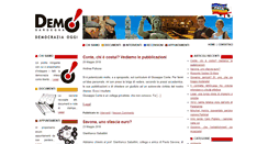 Desktop Screenshot of democraziaoggi.it
